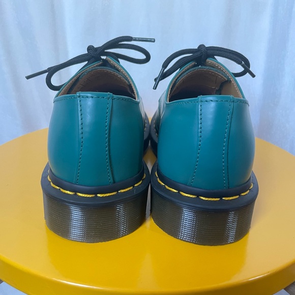 Dr. Martens 1461 Oxford Shoes in Teal Leather - Picture 3 of 5